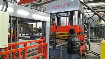 液壓磚機處理固廢、泥巴磚